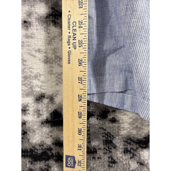 Old Navy Pants Womens Size 2X Pinstripe Linen Blend Wide Leg Drawstring Hippie - Picture 7 of 15